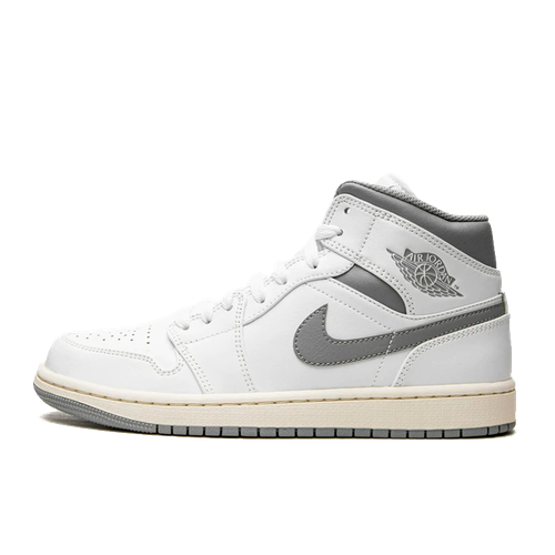 фото Кроссовки jordan air jordan 1 mid, размер 41 eu, белый, серый