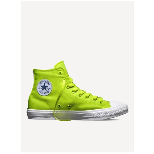 фото Кеды converse (конверс) chuck taylor all star ii 150157 неон желтые (36.5)