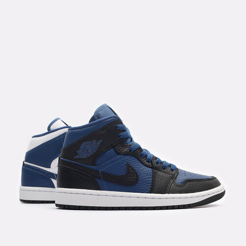 фото Кроссовки jordan air jordan 1 mid, размер 6 us, синий