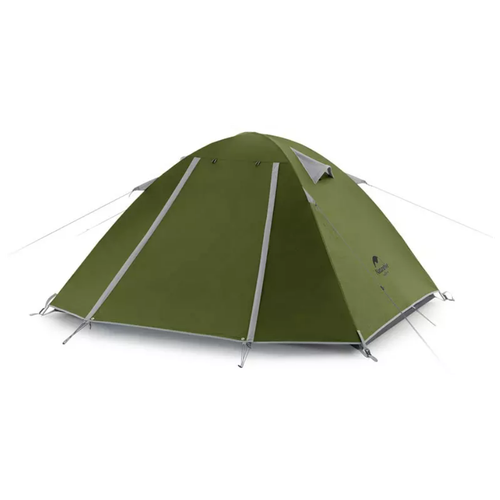 фото Палатка naturehike p-series 4-местная, алюминиевый каркас, зеленая
