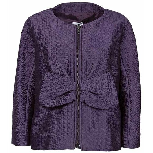 фото Куртка moschino, укороченная, размер 42, фиолетовый