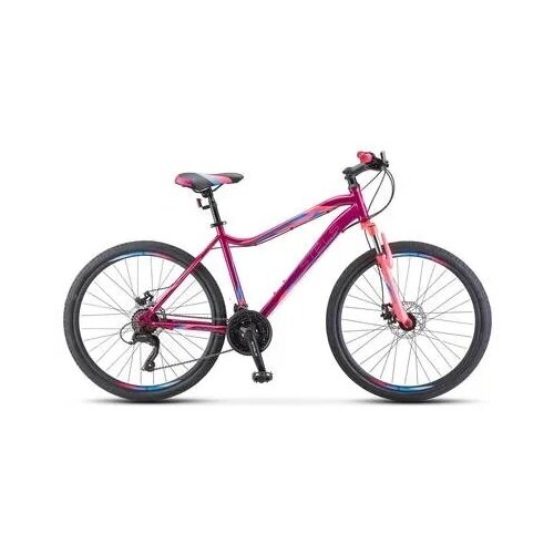 фото Велосипед stels miss 5000 d всесезонный фиолетовый/розовый 16