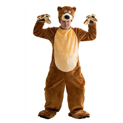 фото Карнавальный костюм фабрика бока бурый медведь взрослый, 50-52