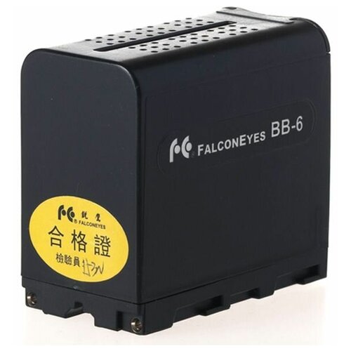 Фото - Адаптер питания FalconEyes BB-6 для NP-F970 зарядное устройство fb ac f970 1 5a для аккумулятора sony np f970 770 570 с индикатором заряда