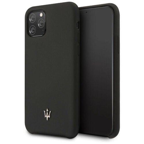 фото Чехол cg mobile maserati silicone case hard для iphone 11 pro, цвет черный (magsihcn58bk)