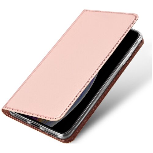 фото Чехол-книжка iphone 12 (5.4), dux ducis skin pro series, боковой, розовый x-case