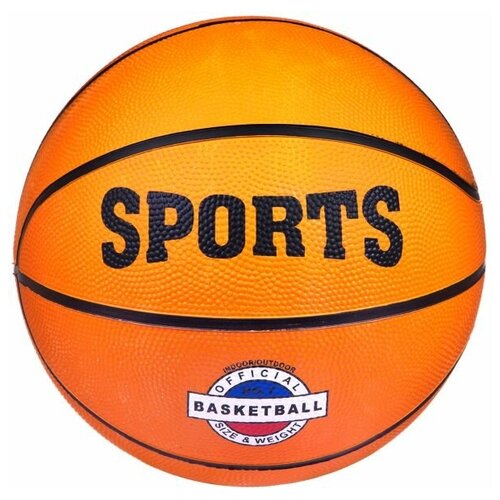 фото Мяч баскетбольный гратвест 480 г, резина, "sports" (т74408)