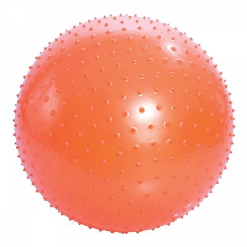 фото Мяч гимнастический игольчатый м-175, диаметр 75см, оранжевый тривес