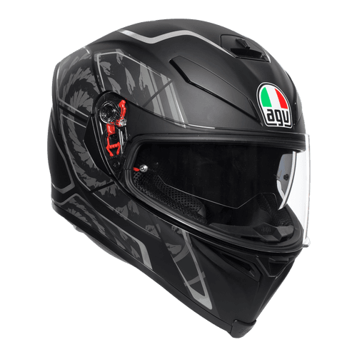 фото Шлем agv k-5 s multi tornado matt black/silver xs