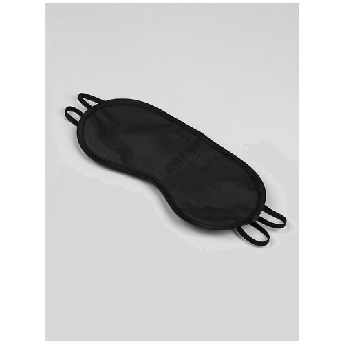 фото Маска для сна, двойная резинка, 18 × 8,5 см, цвет чёрный onlitop