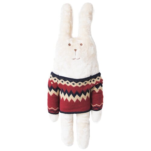 фото Плюшевый заяц в свитере rab м, 74 cm craftholic