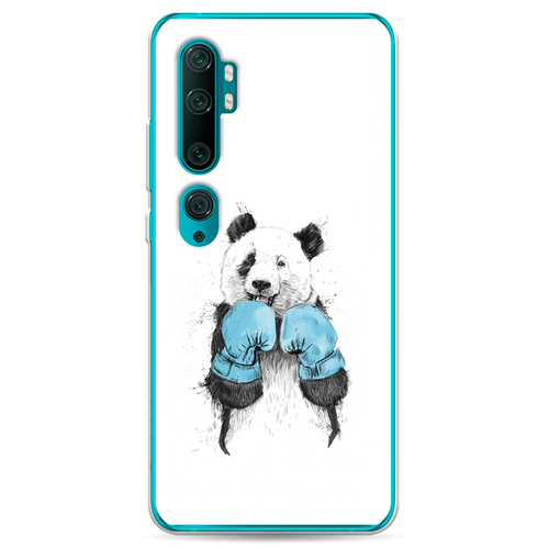 фото Силиконовый чехол панда боксер на xiaomi mi 10 / сяоми mi 10 case place