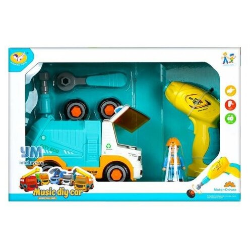 фото Игровой набор «мусоровоз» с шуруповертом, jialegu toys, 34 см