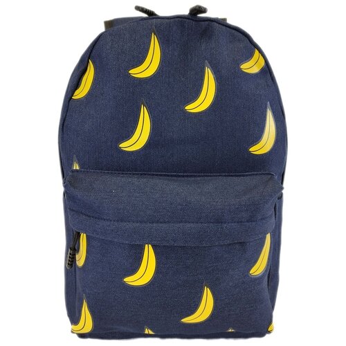 фото Рюкзак школьный "бананы", темно-синий. daumax