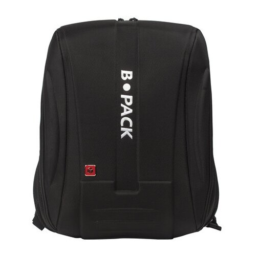 фото Рюкзак b- pack "s-05" (би- пак) универсальный, с отделением для ноутбука, жесткий корпус, черный, 45х32х18 см, 226952 b-pack