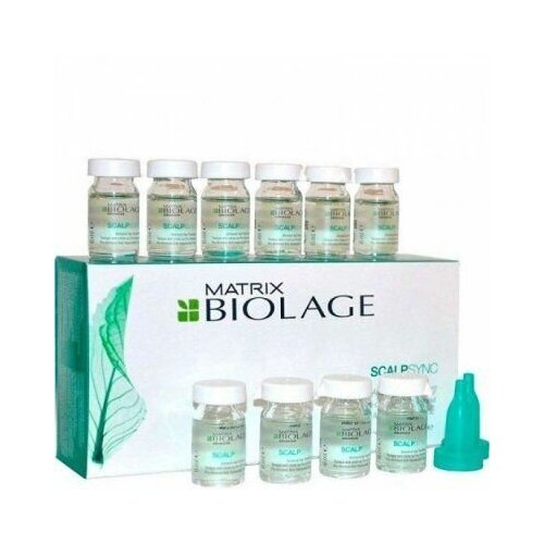 фото Matrix, biolage scalpsync aminexil - набор ампул против выпадения волос, 10 шт. х 6 мл.