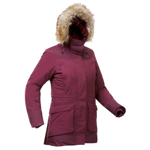 фото Парка зимняя водонепроницаемая походная женская sh500 ultra-warm размер: m цвет: бордо quechua х декатлон decathlon
