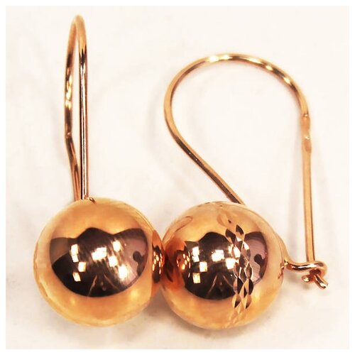 фото Серьги шарики из золота из коллекции сфера 2700913 the jeweller