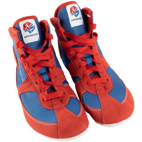 фото Обувь для самбо (самбовки) для взрослых "fias" 500 красная, размер: 38, цвет: красный sambo х декатлон decathlon