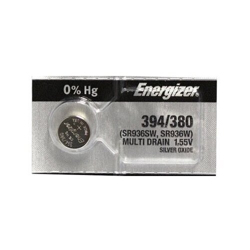 Фото - Серебряно-цинковая батарейка для часов Energizer 394 / 380 1 шт мужские часы kenneth cole kc50565001