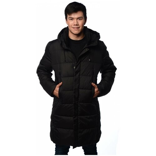 фото Зимняя куртка мужская clasna 082 размер 56, черный