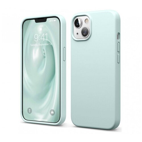 фото Чехол elago soft silicone (liquid) для iphone 13, цвет мятный (es13sc61- mt)