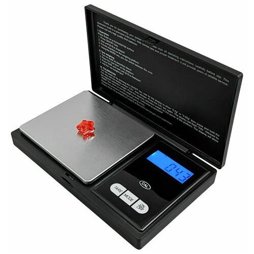 фото Весы электронные кухонные, ювелирные, карманные 0.01г-200г + батарейки в комплекте digital scale professional mini isa
