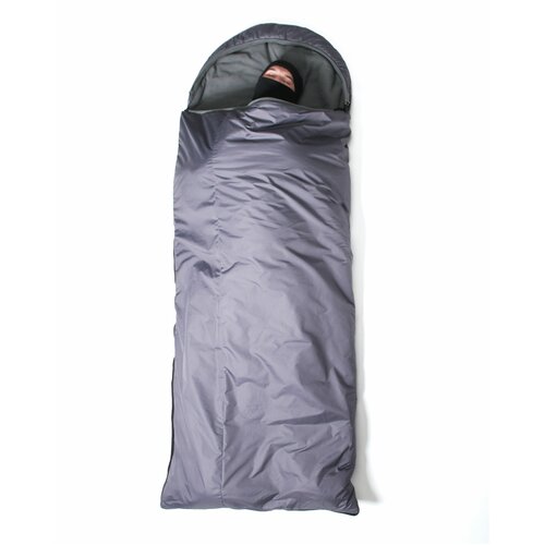 фото Спальный мешок спальник-одеяло серый / спальник туристический нет бренда