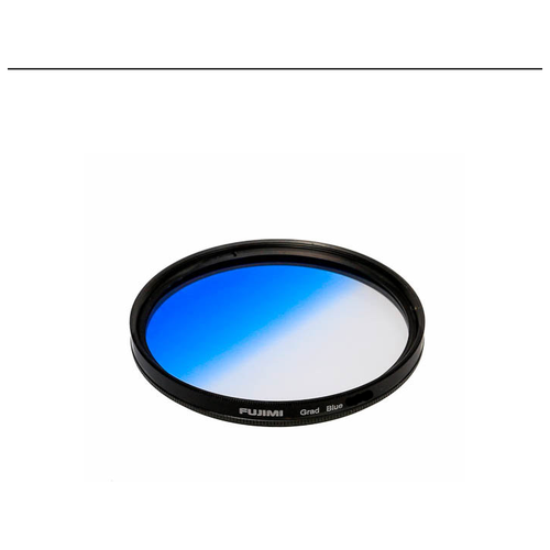Фильтр градиентный FUJIMI GRAD. BLUE FILTER 72 (голубой) фильтр градиентный fujimi grad grey 72mm