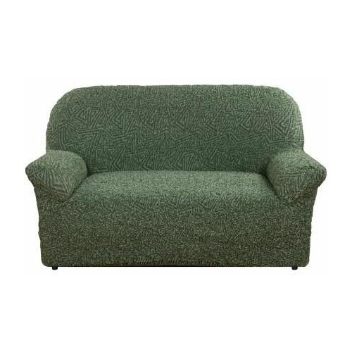 фото Чехол для мебели: чехол на 2-х местный диван виста меандр фисташковый еврочехол