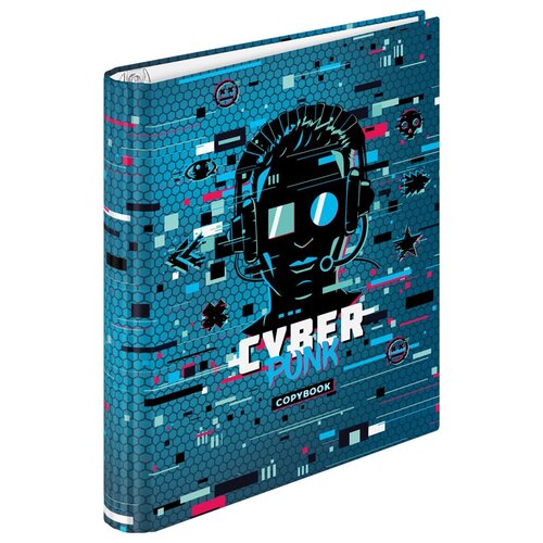 фото Тетрадь на кольцах а5, 120л., 7бц, artspace "стиль. cyber pank", глянцевая ламинация