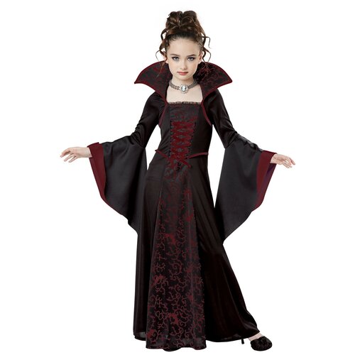 фото Костюм таинственная королева вампиров детский california costumes l (10-12 лет) (платье, колье)