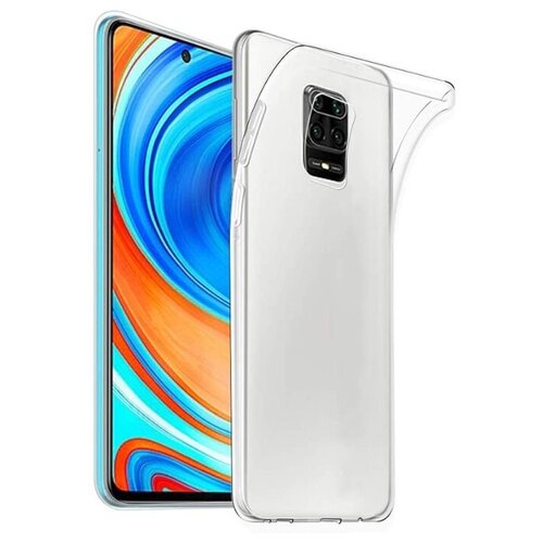 фото Прозрачный силиконовый чехол для xiaomi redmi note 9 / прозрачный чехол на сяоми редми нот 9 / ультратонкий premium силикон с протекцией от прилипания pastila