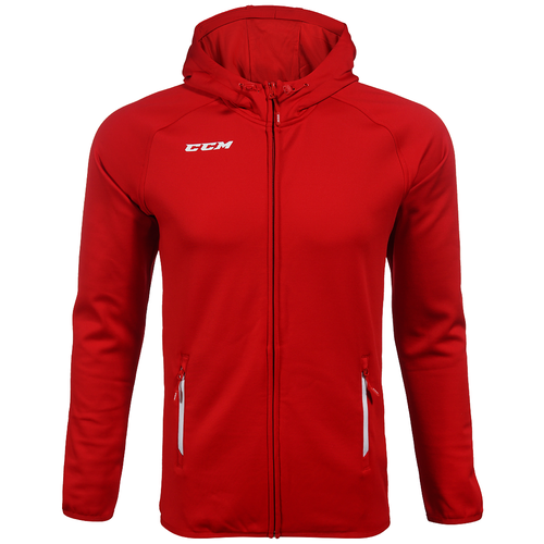 фото Толстовка ccm full zip hood sr взрослая(xl / красный/xl)