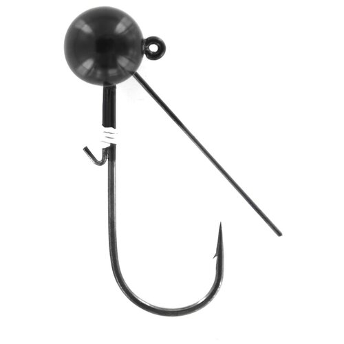 фото Джигголовка вольфрамовая tsuribito tungsten jig heads weedless ball, крючок#1, вес 5.3 г, 3 шт., цвет черный