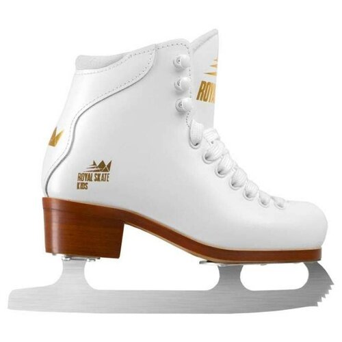 фото Фигурные коньки royal skate kids лезвие volga (размер 27, цвет белый)