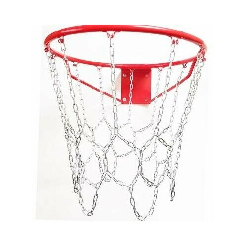 фото Антивандальная баскетбольная сетка 3мм из короткозвенной цепи для no-7, no-5, на 12 посадочных мест. для баскетбольного кольца no-7 и no-5 putisporta