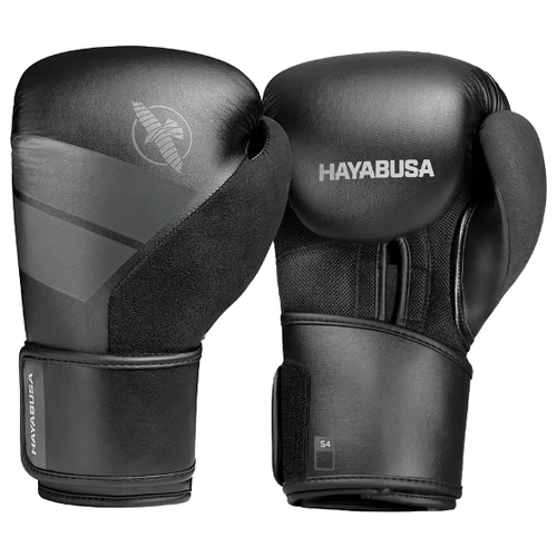 фото Боксерские перчатки hayabusa s4 black (12 унций)