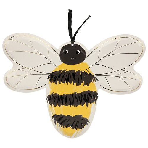 фото Тарелки "пчелы" ( в наборе 8 шт) meri meri