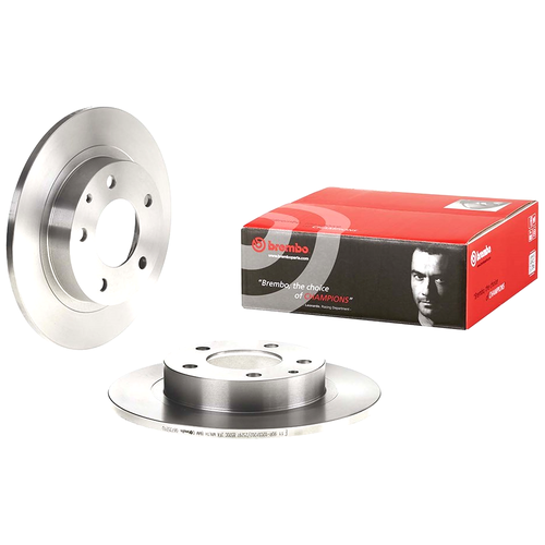 фото Brembo 08735210 (08735210 / 09864 / 0986478633) диск тормозной задний 08.7352.10 (261х10) 5 отв