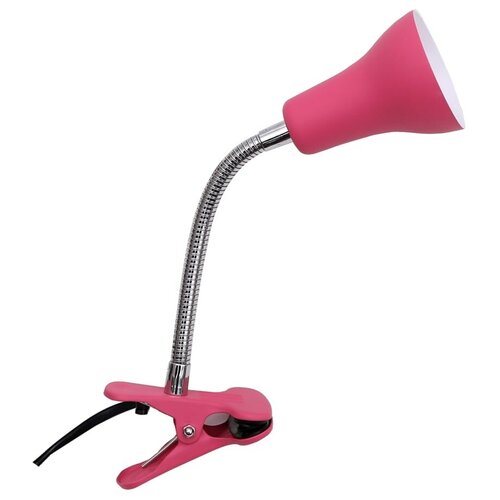 фото Рабочая лампа настольная inspire salta на прищепке, цвет розовый