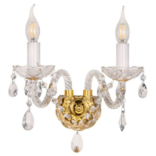 фото Бра lumina deco eliza ldw 7026-2 sl+gd