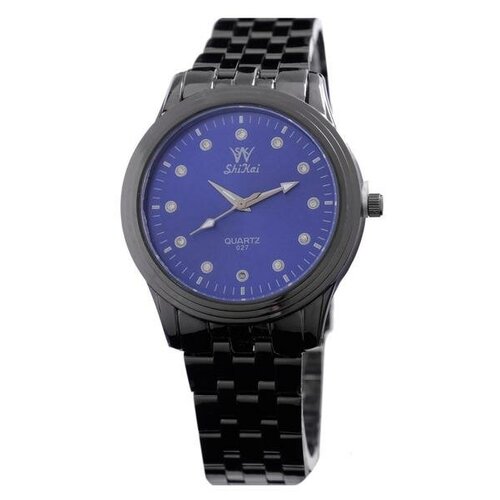 фото Часы наручные женские shikai 027 d=4 см, синие yandex market