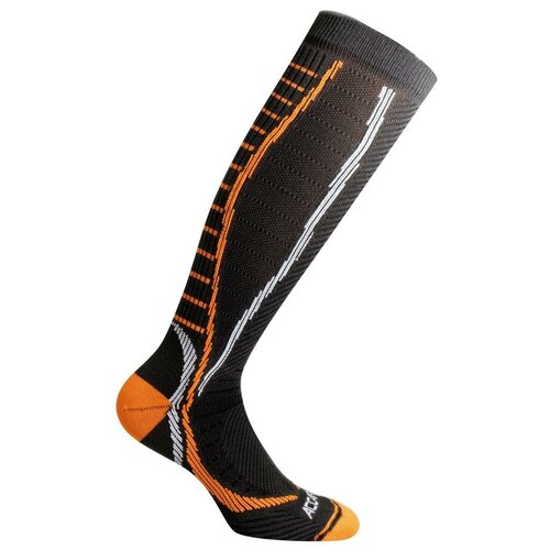 фото Носки accapi ski ergoracing 904, чёрный, оранжевый, 31-33 (размер обуви 45-47)