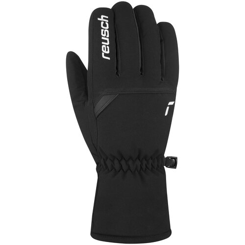 фото Перчатки горнолыжные reusch 2021-22 elon r-tex xt black/white (inch (дюйм):10)