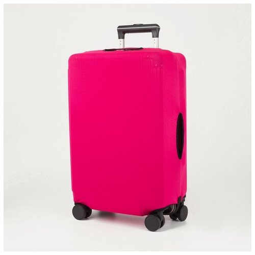 фото Чехол для чемодана moon land, текстиль, розовый