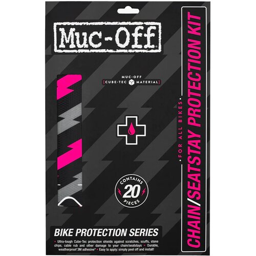 фото Защита пера muc-off chainstay protection kit белый/черный