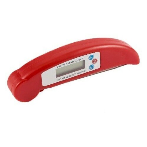 фото Складной электронный термометр для мяса digital thermometer красный markethot