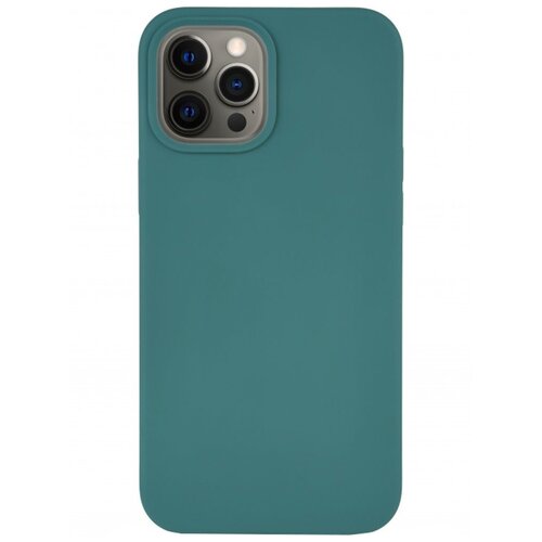 фото Чехол для смартфона vlp silicone сase для iphone 12 pro max, тёмно-зелёный