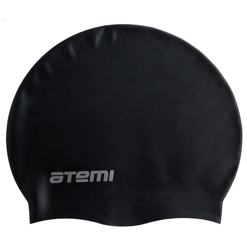 фото Шапочка для плавания atemi, тонкий силикон, черный , tc409